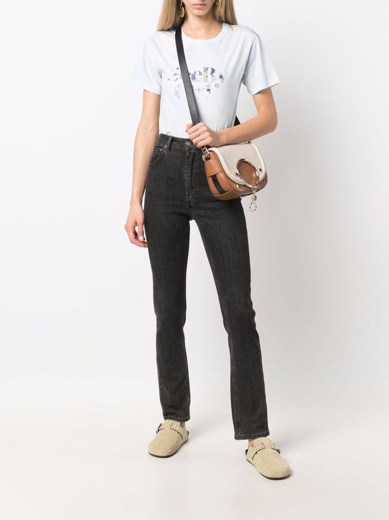 Blue Tie-dye Cotton T-shirt