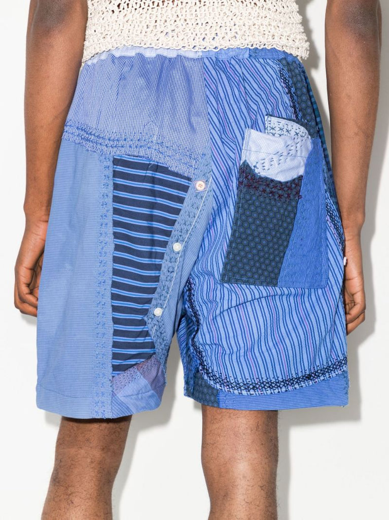 Blaze Patchwork Cotton Shorts