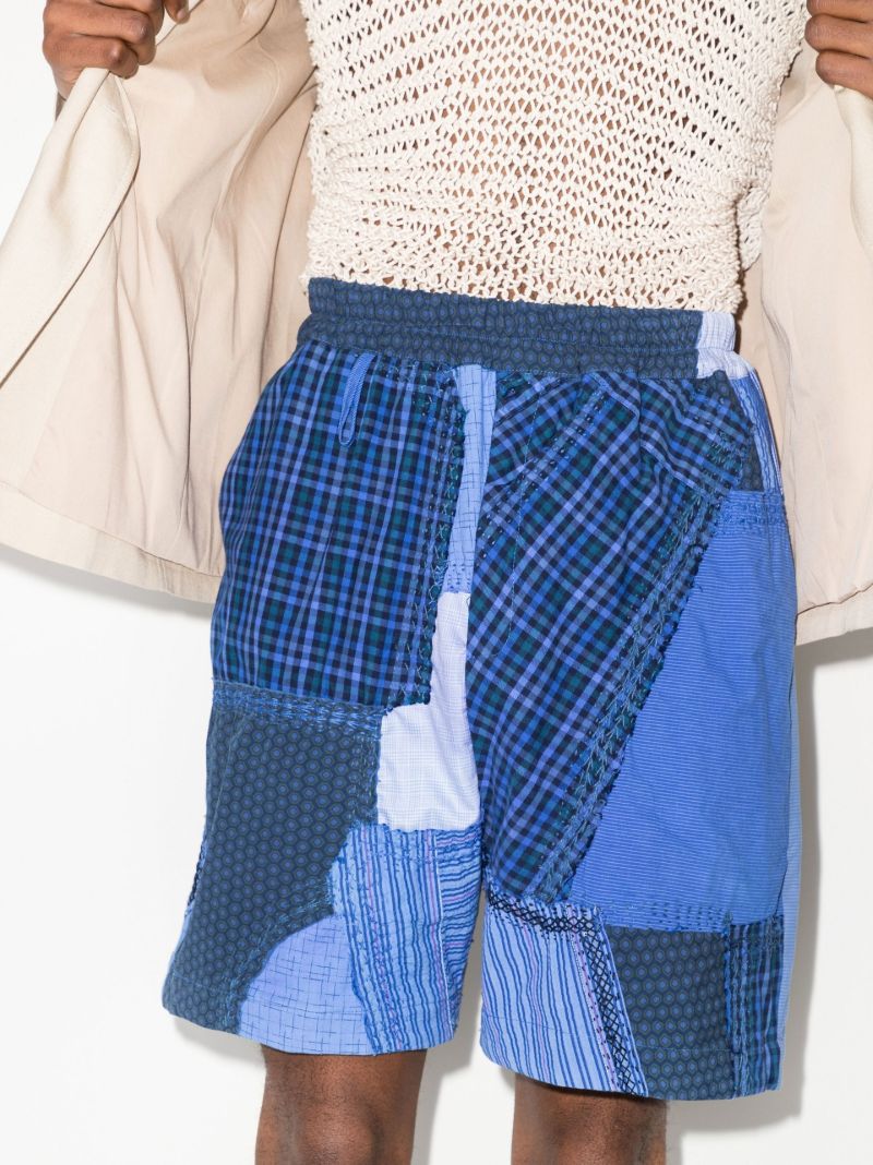 Blaze Patchwork Cotton Shorts