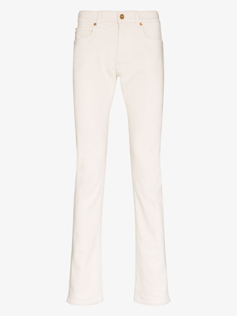Neutral Medusa Slim Leg Jeans