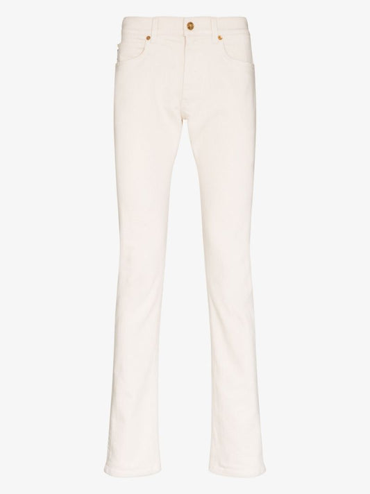 Neutral Medusa Slim Leg Jeans