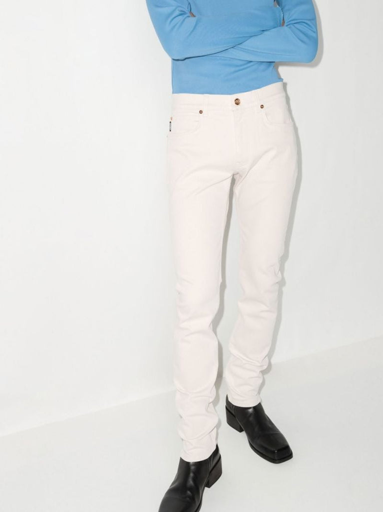 Neutral Medusa Slim Leg Jeans
