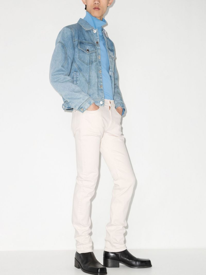Neutral Medusa Slim Leg Jeans