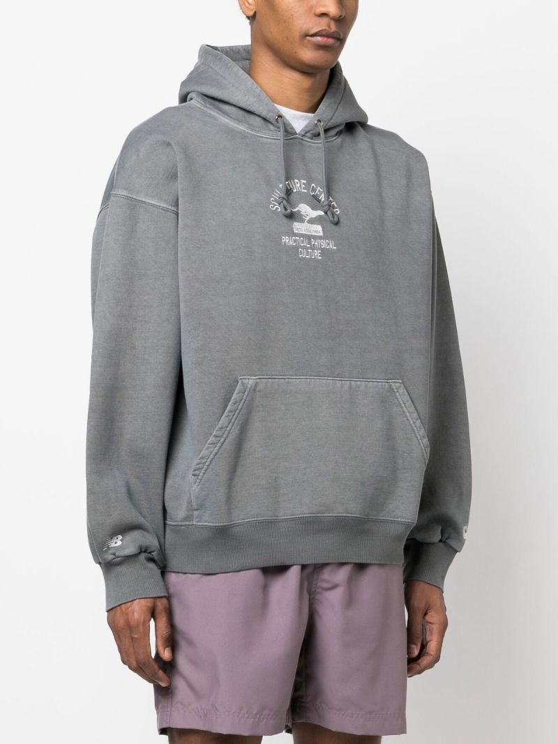 X New Balance Grey Sculpture Center Hoodie