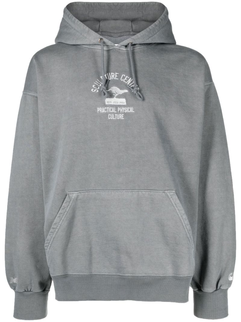 X New Balance Grey Sculpture Center Hoodie