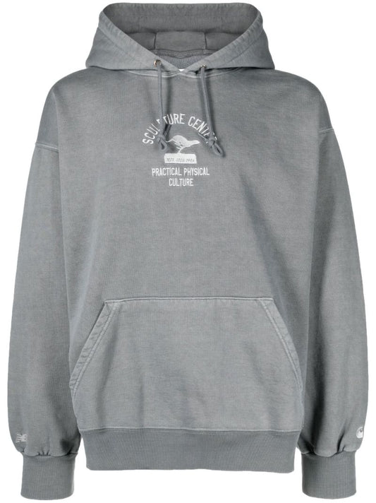 X New Balance Grey Sculpture Center Hoodie