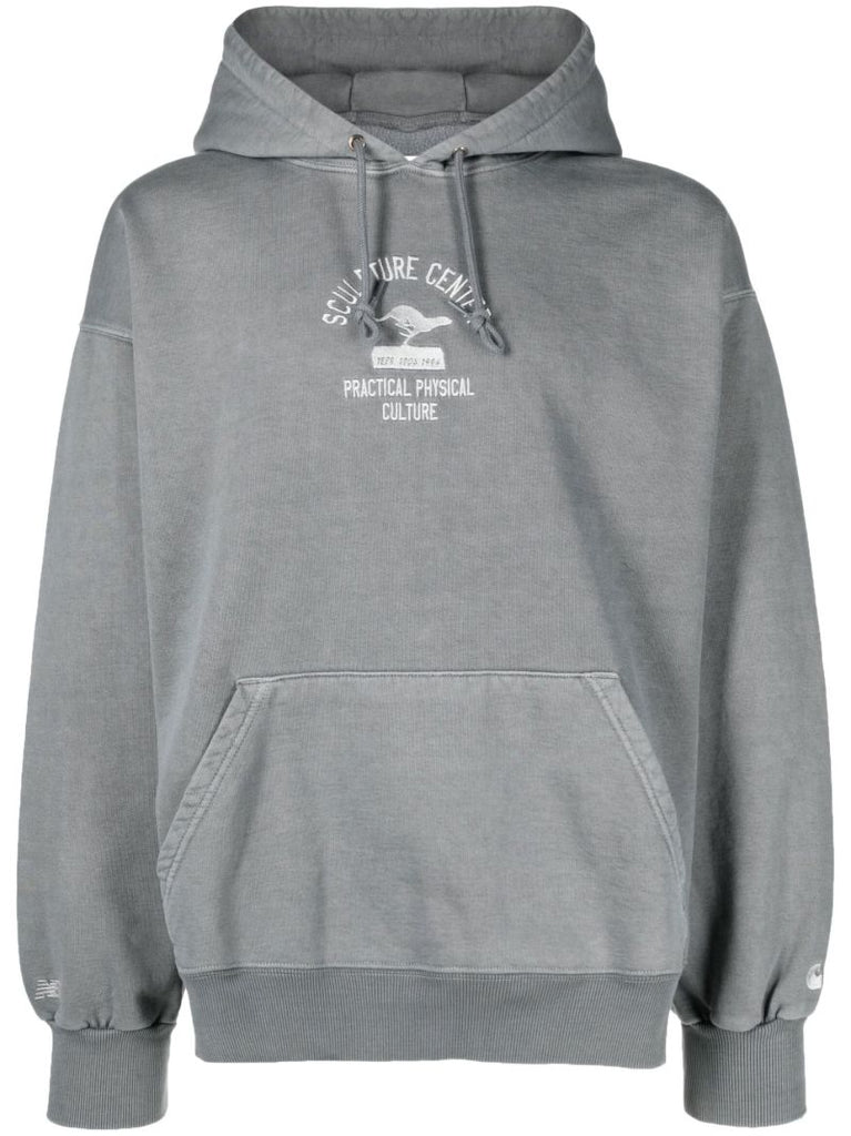 X New Balance Grey Sculpture Center Hoodie