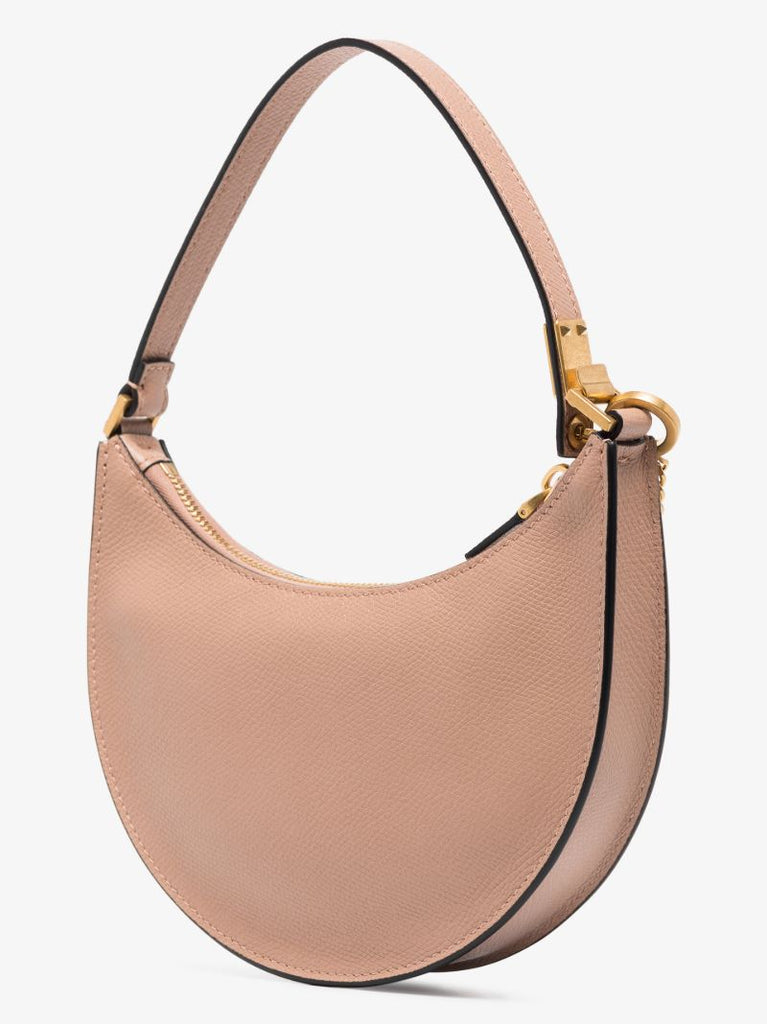 Neutral Vlogo Signature Mini Leather Shoulder Bag