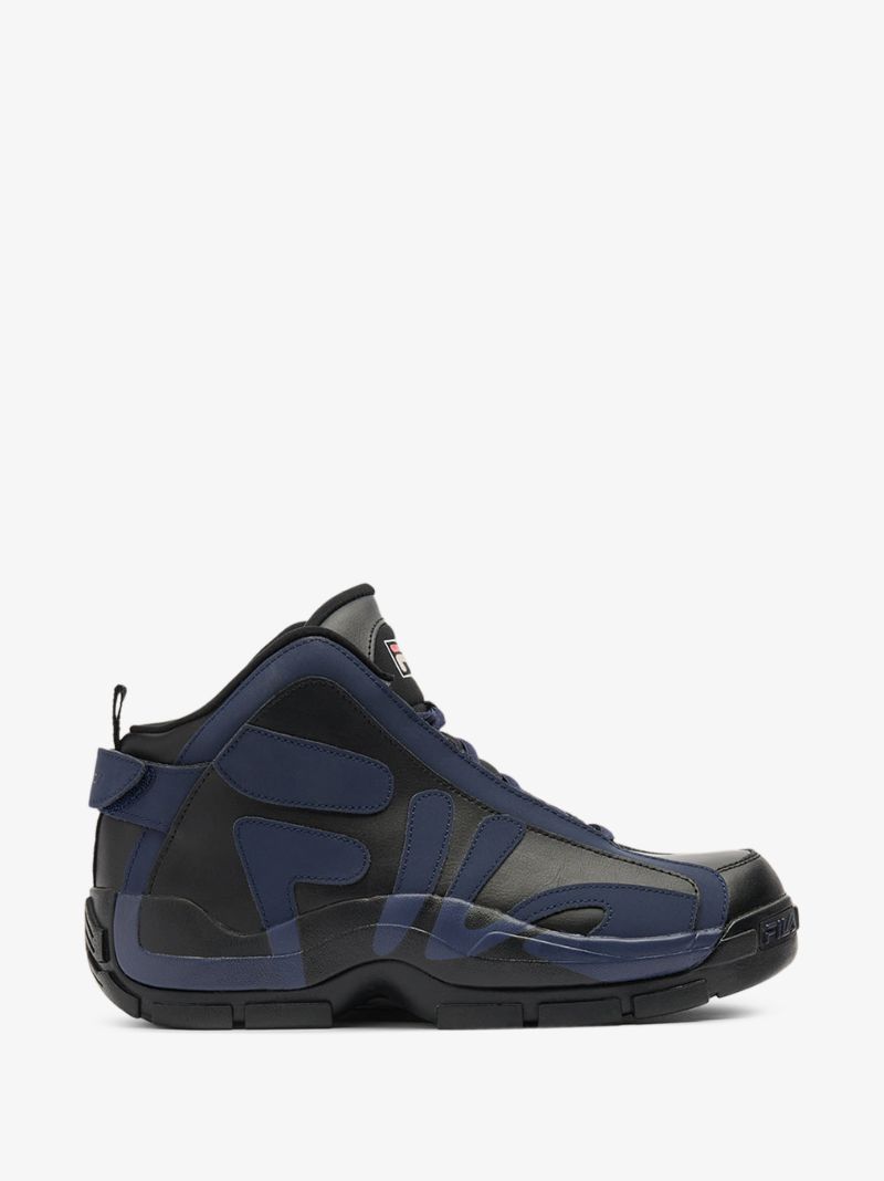 X Fila Navy Logo Patch Sneakers
