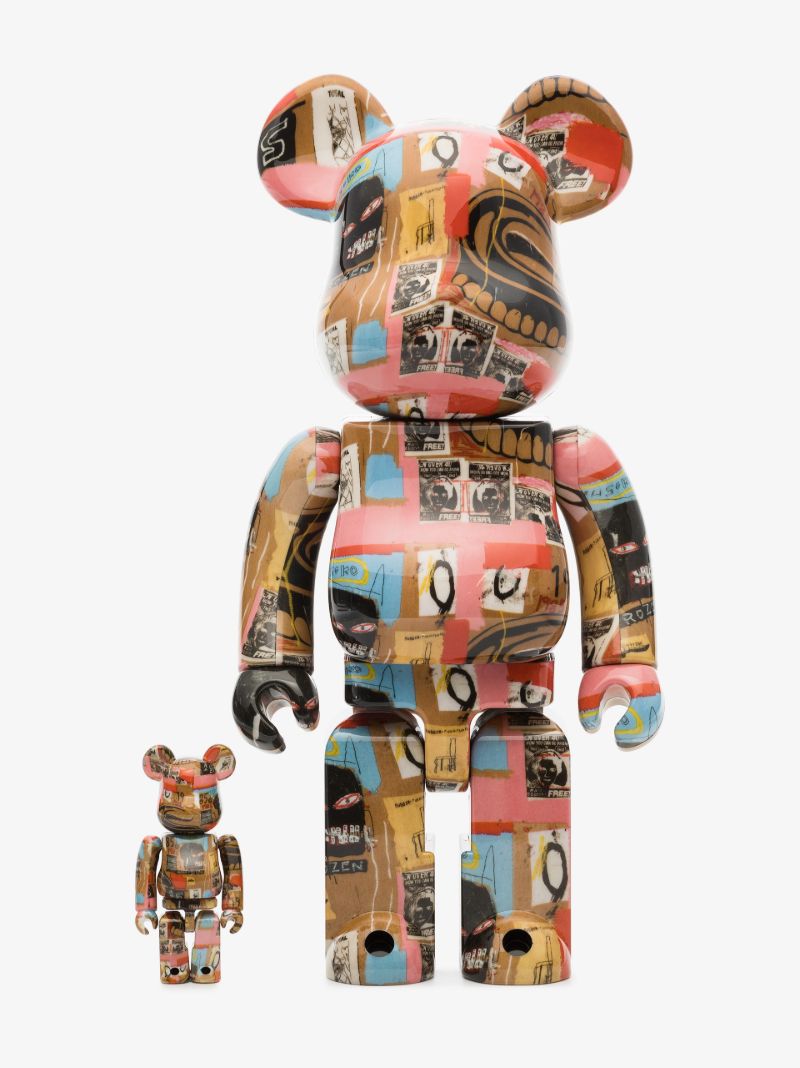 X Warhol X Basquiat Multicoloured Be@rbrick Figure Set