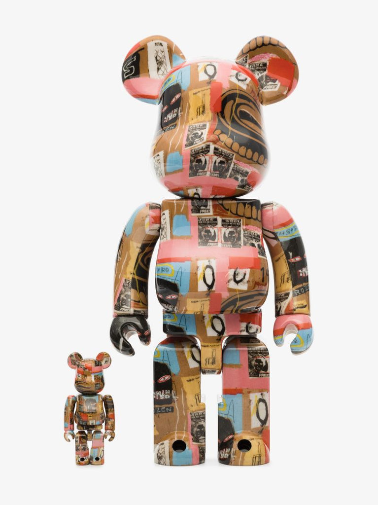 X Warhol X Basquiat Multicoloured Be@rbrick Figure Set