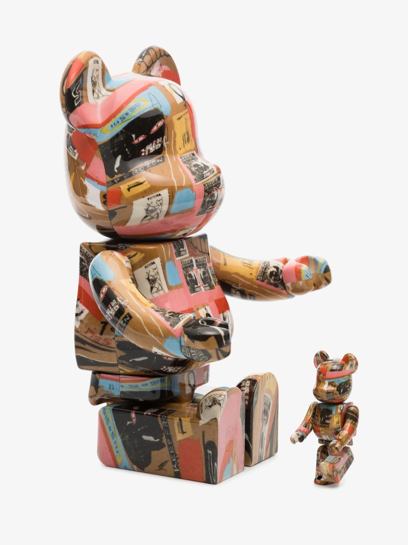 X Warhol X Basquiat Multicoloured Be@rbrick Figure Set