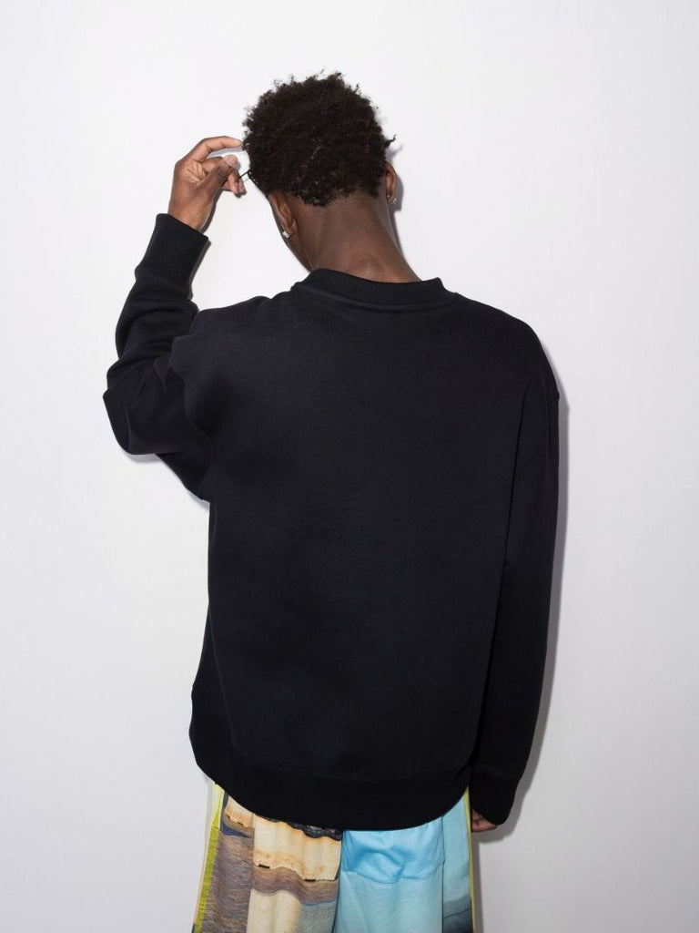 Crew Neck Cotton Sweatshirt