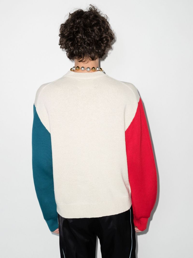 Multicolour Colour Block Sweater