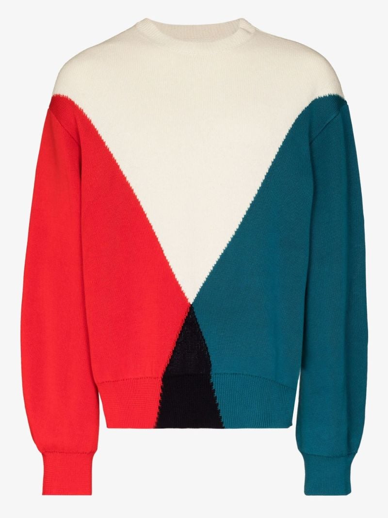 Multicolour Colour Block Sweater