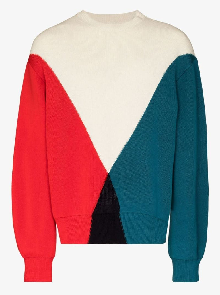 Multicolour Colour Block Sweater