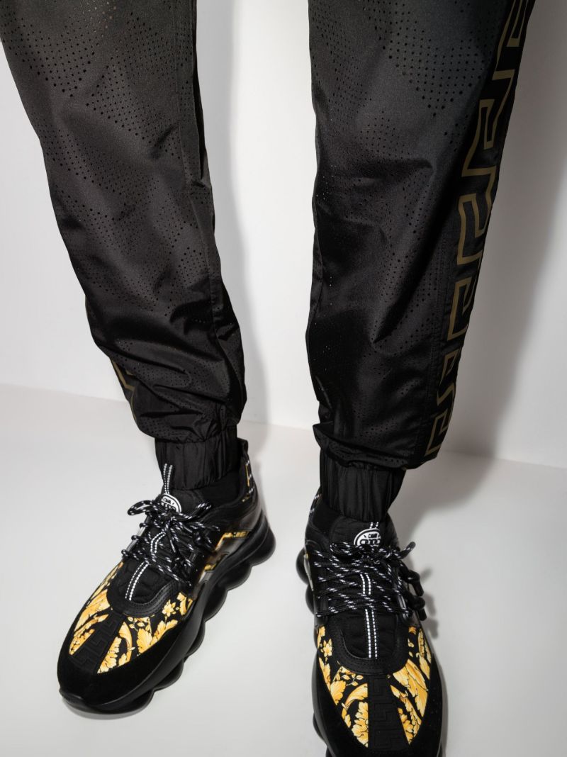 Greca Border Print Track Pants