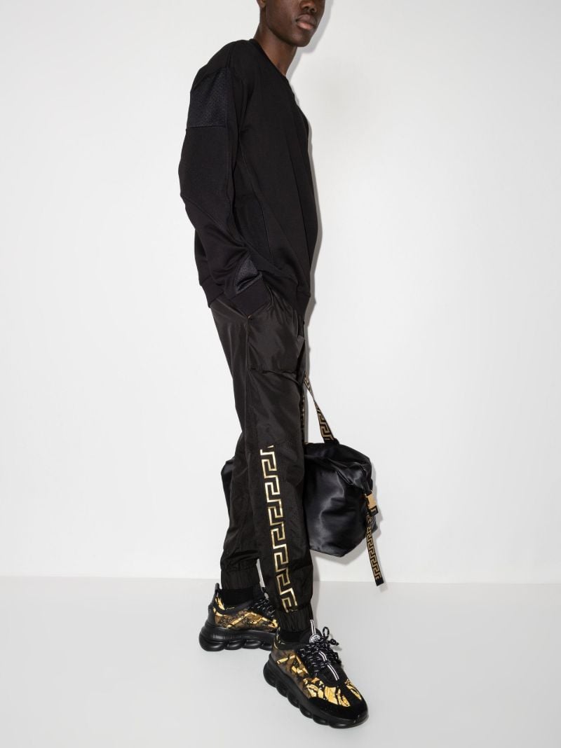 Greca Border Print Track Pants
