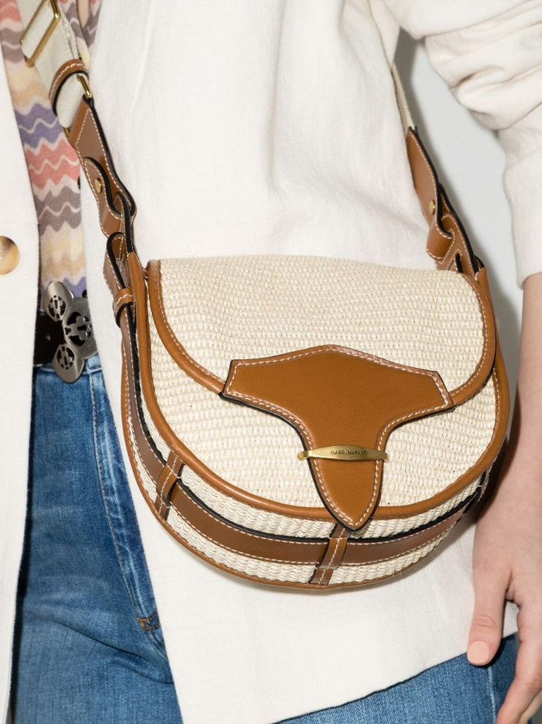 Neutral Botsy Woven Cross Body Bag