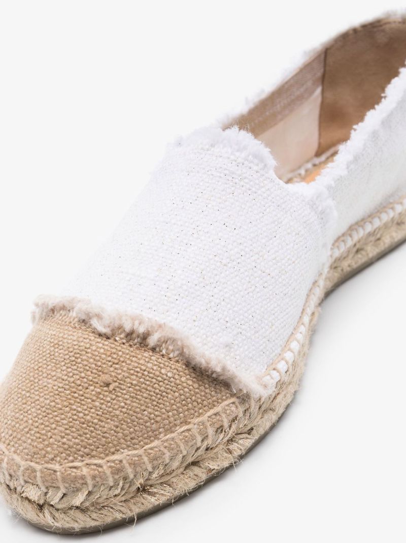 White Kampala Canvas Espadrilles
