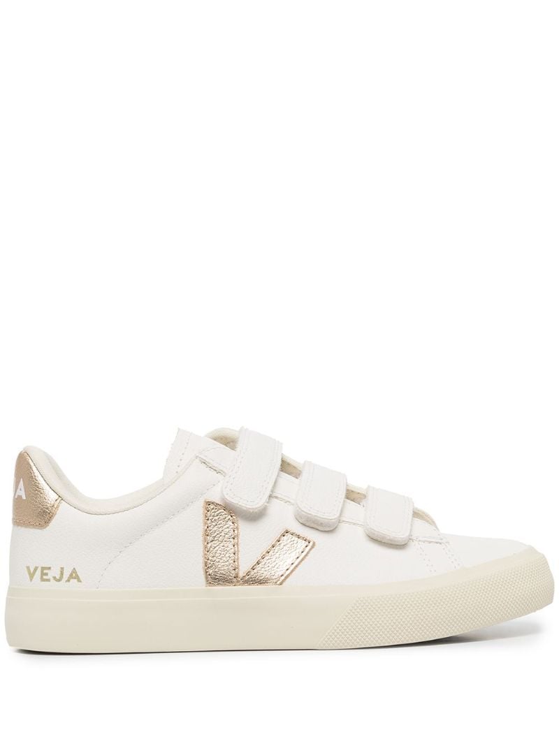 White Chromefree Leather Sneakers