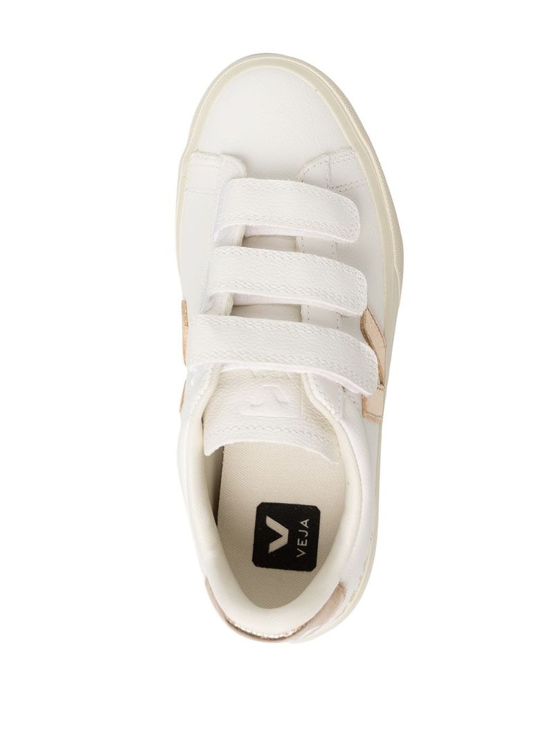 White Chromefree Leather Sneakers