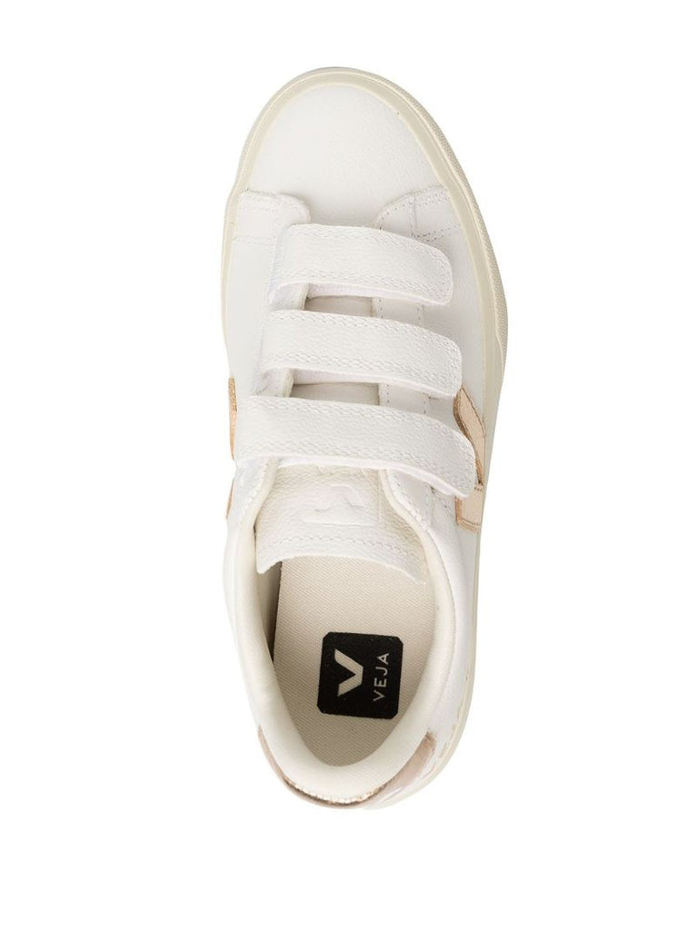White Chromefree Leather Sneakers