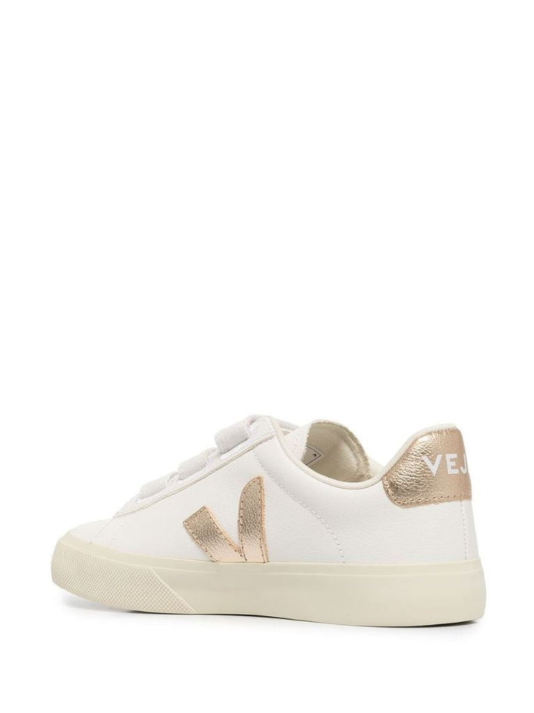 White Chromefree Leather Sneakers