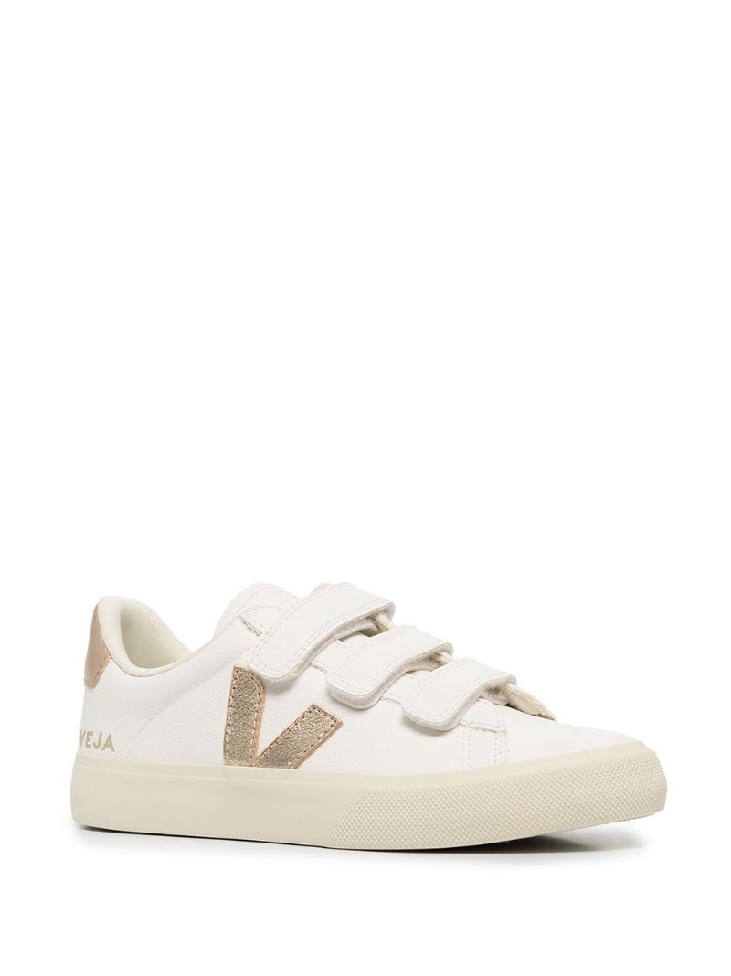 White Chromefree Leather Sneakers