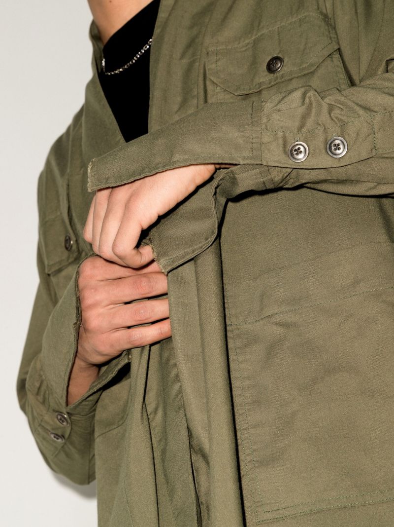 Raw Edge Cotton Shirt