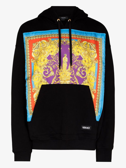 Barocco Goddess Cotton Hoodie