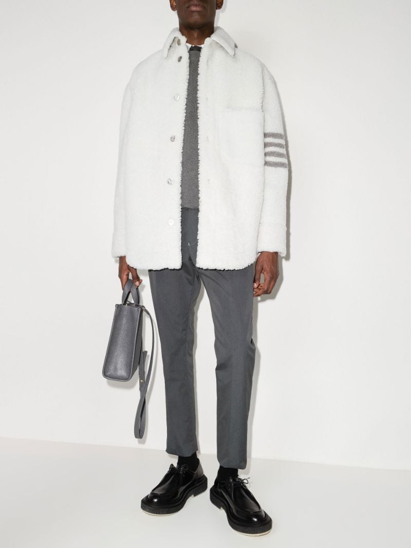 Grey Typewriter Cropped Trousers