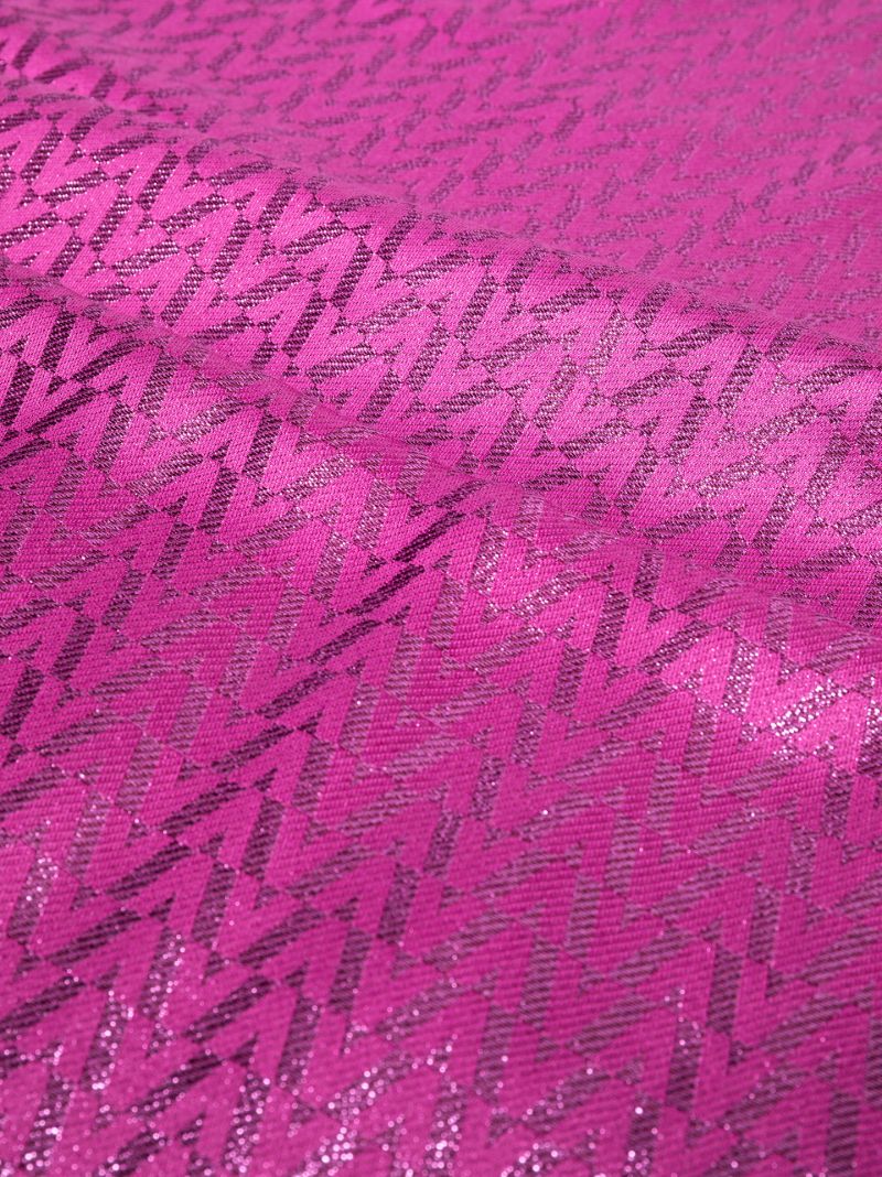 Pink Optical Monogram Jacquard Scarf