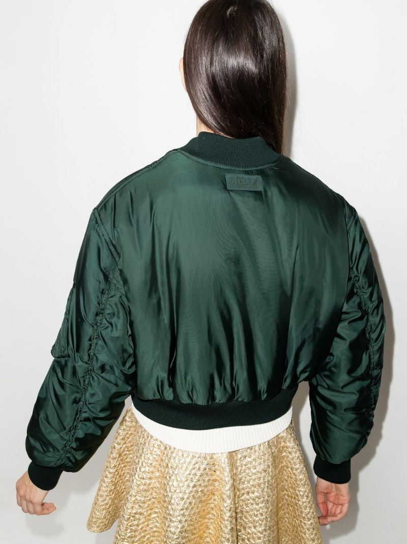 Cropped Bomber Jacket