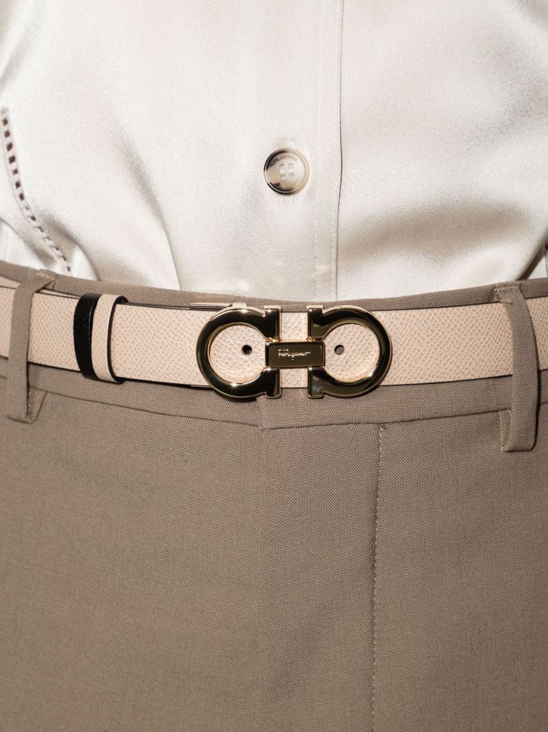 Neutral Donna Reversible Leather Belt