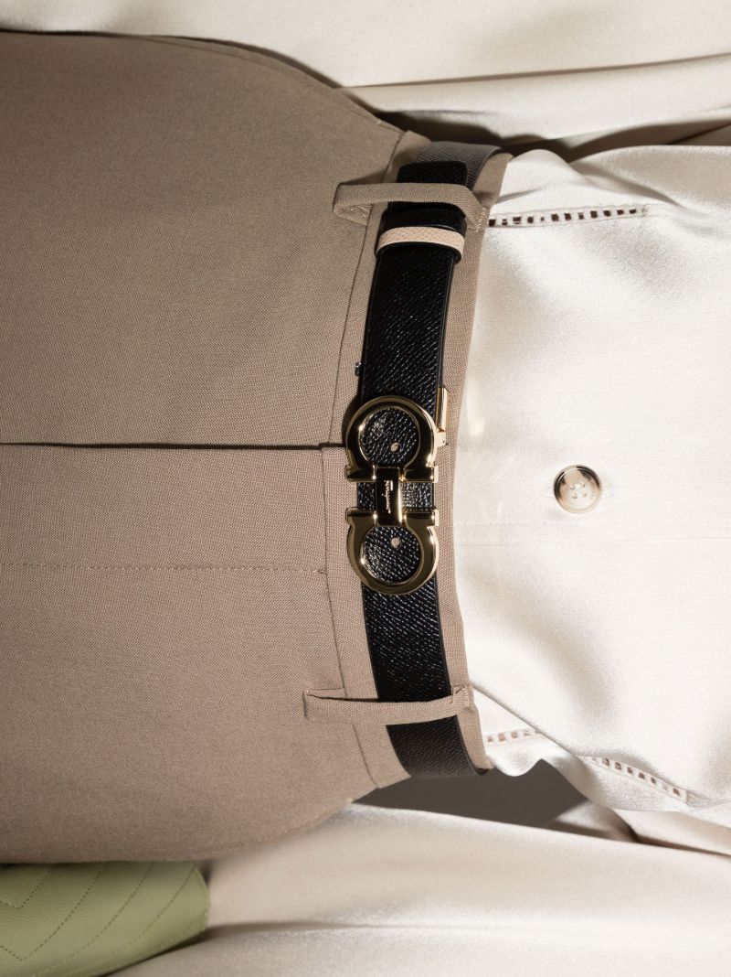 Neutral Donna Reversible Leather Belt