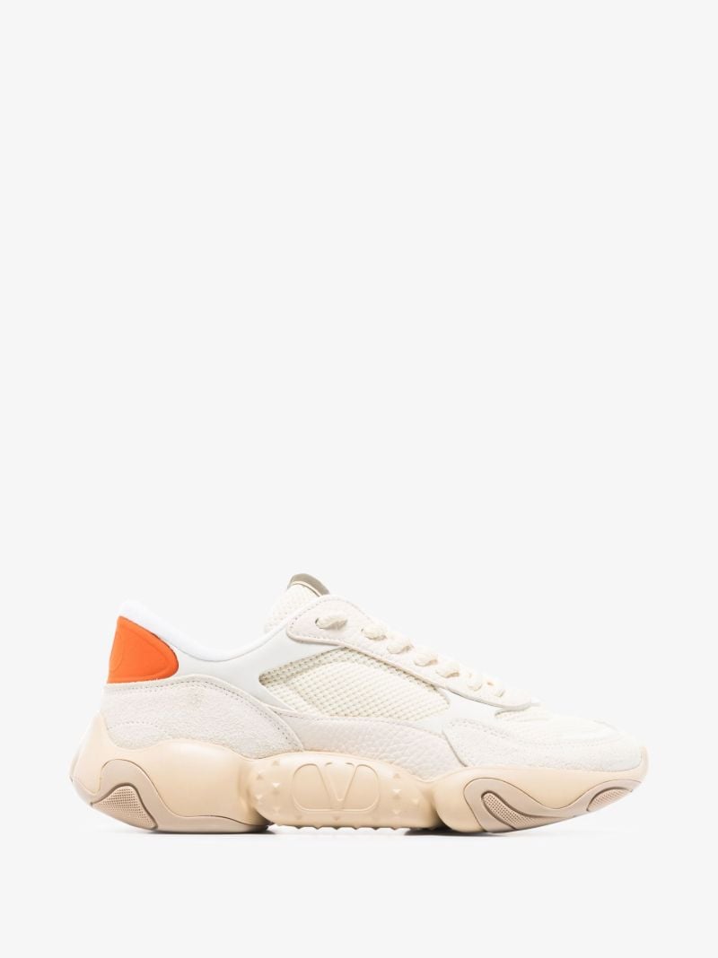 Neutral Bubbleback Low Top Sneakers