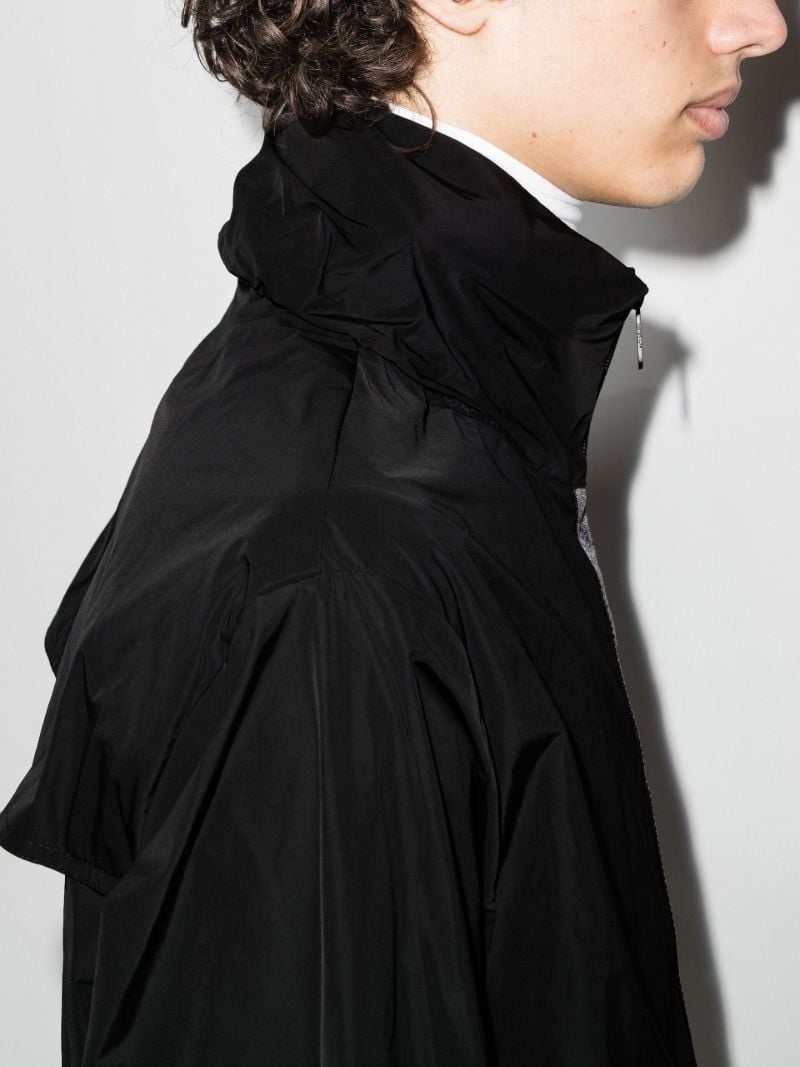 Industrial Strap Hooded Jacket