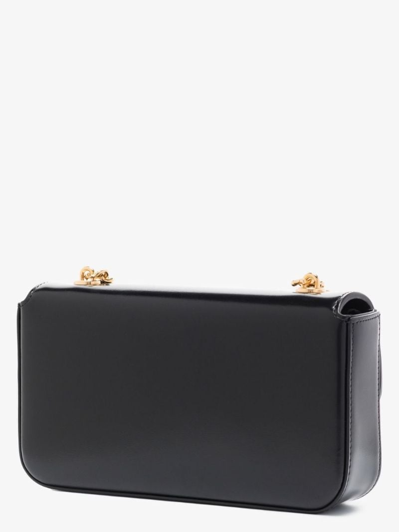 Black Teen Triomphe Leather Shoulder Bag