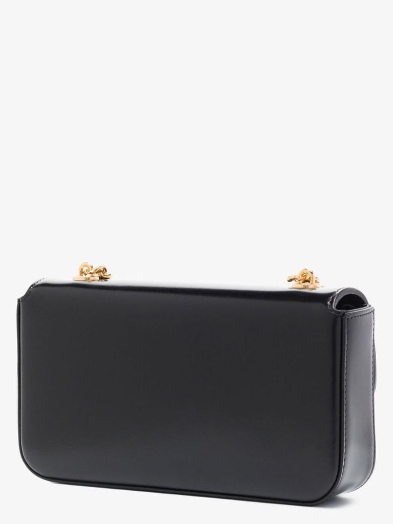 Black Teen Triomphe Leather Shoulder Bag
