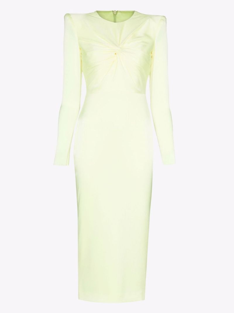 Monroe Twist Front Midi Dress