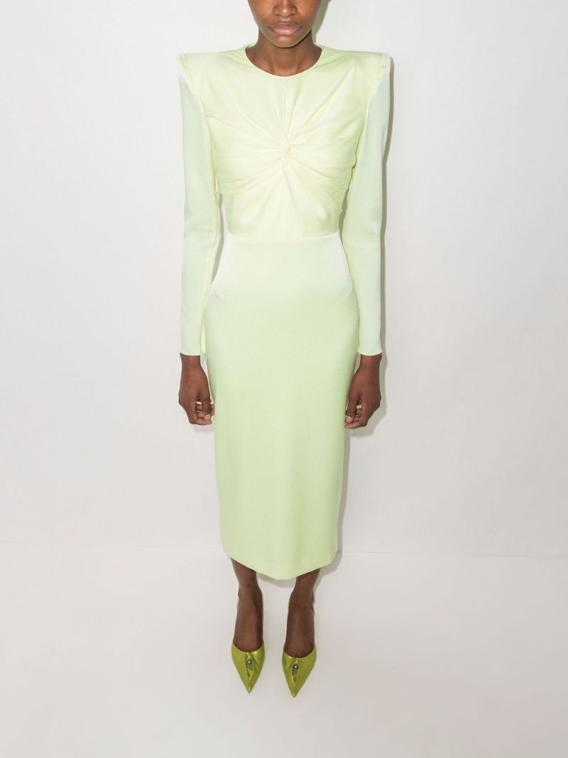 Monroe Twist Front Midi Dress