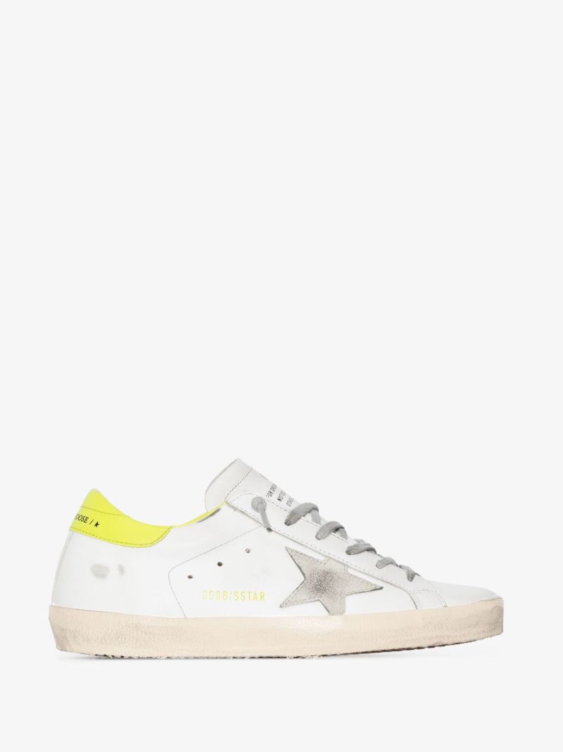 White Super-star Low Top Leather Sneakers
