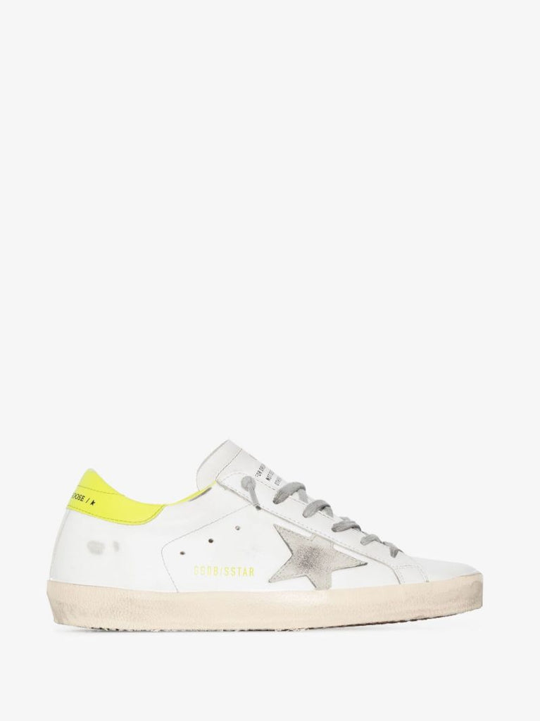 White Super-star Low Top Leather Sneakers