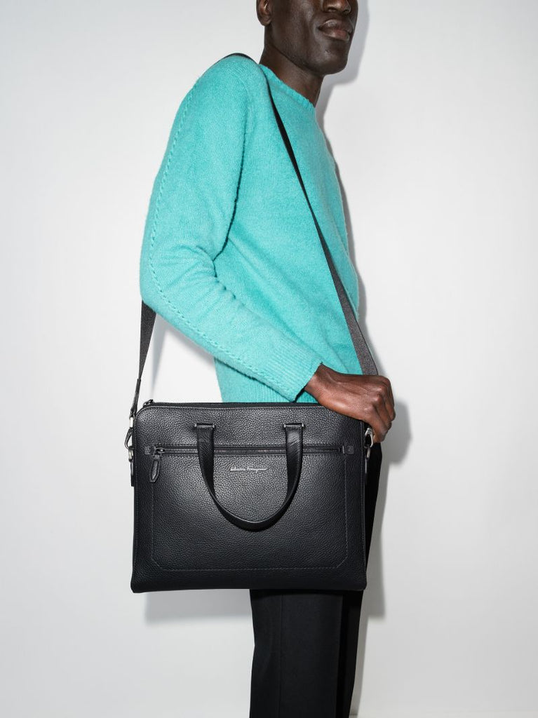 Black Leather Briefcase
