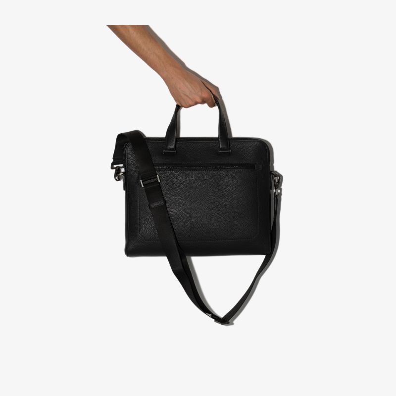 Black Leather Briefcase