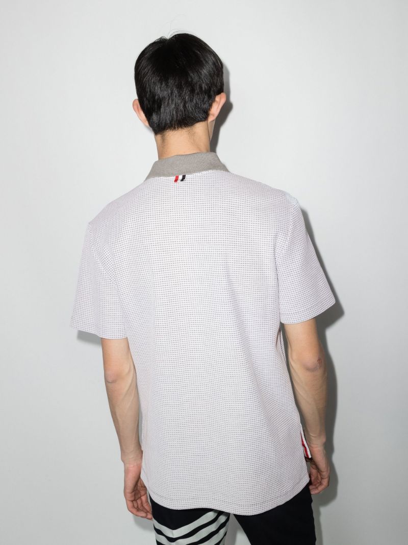 Waffle Knit Polo Shirt