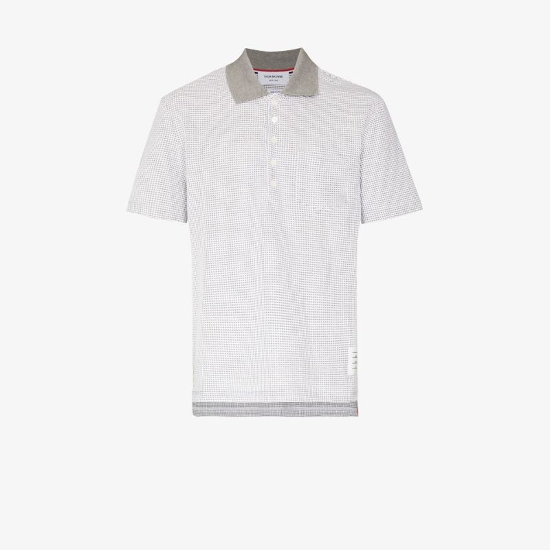 Waffle Knit Polo Shirt