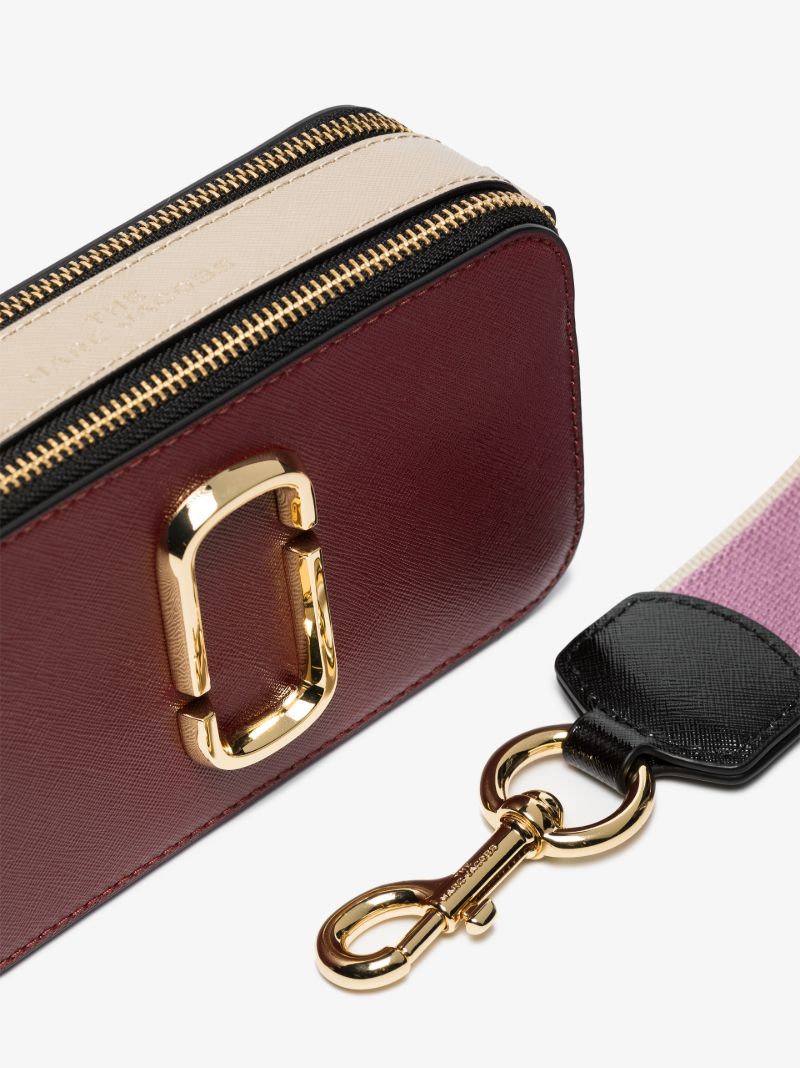 Red the Snapshot Leather Cross Body Bag