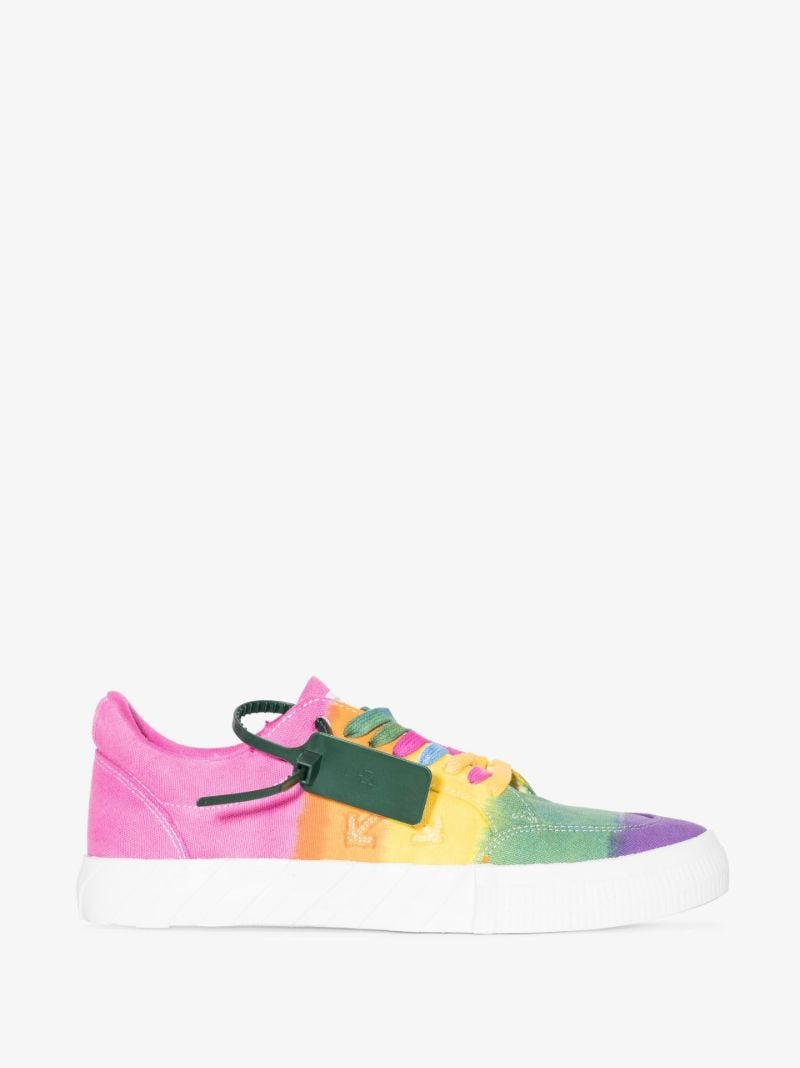 Multicoloured Low Top Vulcanized Canvas Sneakers